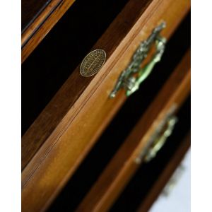 Viktorianischer Massivholz Kleiderschrank Antik Herrenschrank Wohnzimmerschrank