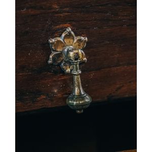 Antiker Sekretär / Bureau Bookcase in massiver Eiche