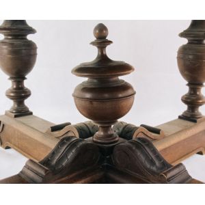 Sofatisch Henry II Couchtisch mass. Nussbaum aus Frankreich