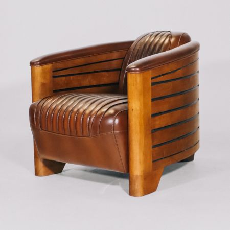 Art Deco Clubsessel "Nautic" Sofort Lieferbar