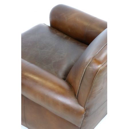 "Ferdinand" Clubsessel  Vintage Leder braun Sofort Lieferbar