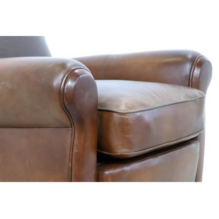 "Ferdinand" Clubsessel  Vintage Leder braun Sofort Lieferbar