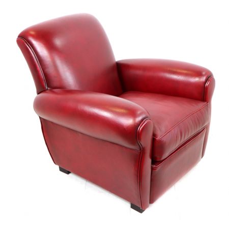 Retro Clubsessel "Orlando" in Classic Rouge