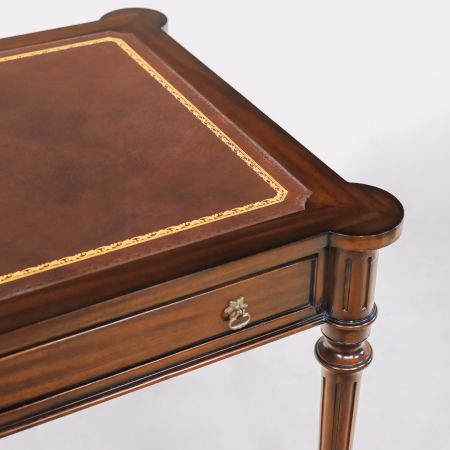 Schreibtisch "Bath" Desk, Writing Table, Tisch mit Lederfläche