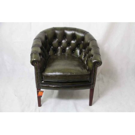 "Victorian Club Chair" Chesterfield Sessel