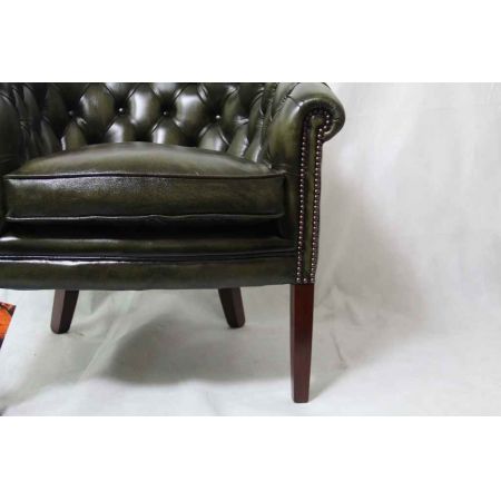 "Victorian Club Chair" Chesterfield Sessel