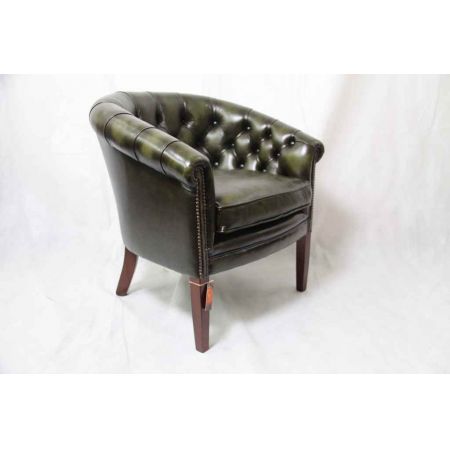 "Victorian Club Chair" Chesterfield Sessel