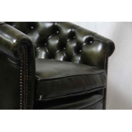 "Victorian Club Chair" Chesterfield Sessel