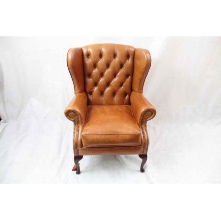 "Windsor Wing Chair" Chesterfield Sessel