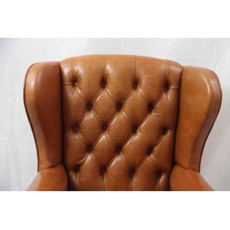 "Windsor Wing Chair" Chesterfield Sessel
