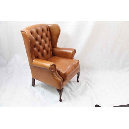 "Windsor Wing Chair" Chesterfield Sessel