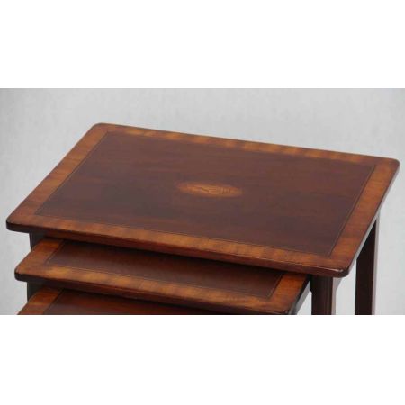 Nest of Table  England 1890 Edwardian Satztische