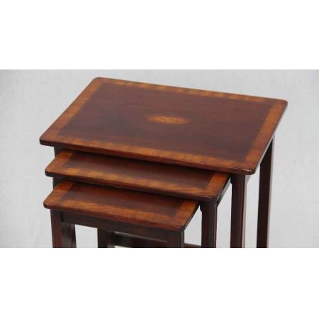 Nest of Table  England 1890 Edwardian Satztische