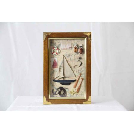 Maritimer Schlüsselkasten Schiffsbild 