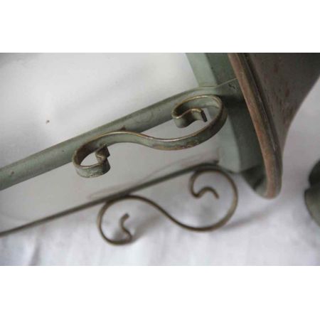 Messing Laterne Flurlampe Antik France