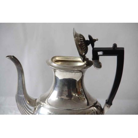 Coffeepot Plated england Kafekanne  versilbert 