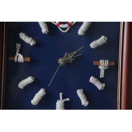 Uhr seglelmotiv Nautik Holz 
