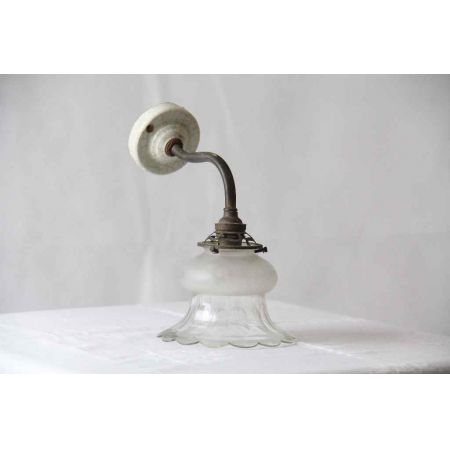 Antike französische Wandlampe