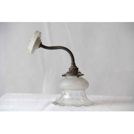 Antike französische Wandlampe