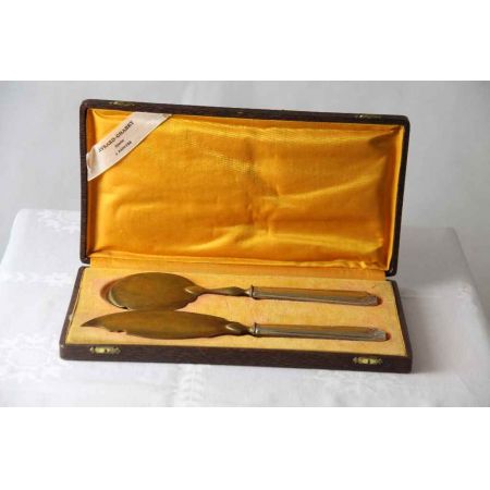 Servierbesteck Antik Franke in schatulle 