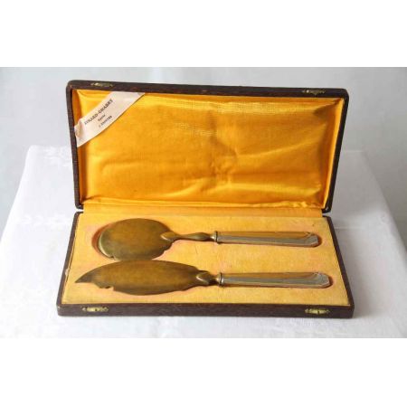 Servierbesteck Antik Franke in schatulle 