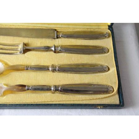 Servierbesteck FRanke 4 teilig in schatulle 