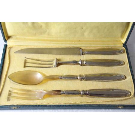 Servierbesteck FRanke 4 teilig in schatulle 