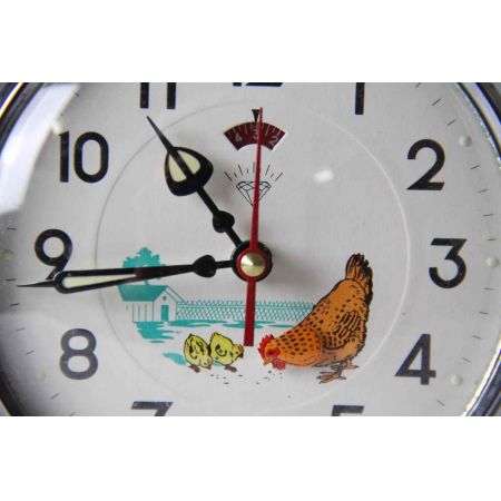 Wecker Hahnmotive France 1950