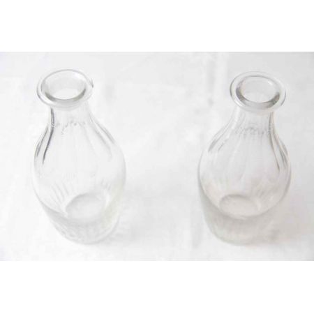 Paar Karaffen wein Sherry Kristal France Antik 