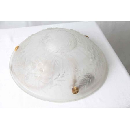 Französische Deckenleuchte in Schalenform