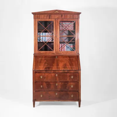 Biedermeier Sekretär aus Mahagoni – Antiker Sekretär ca. 1820