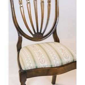 4er Satz Shield Back Stühle, Georgian Style, aus Mahagoni