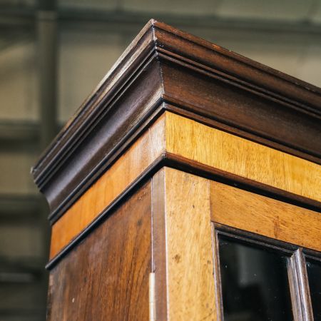 Viktorianischer Breakfront Bücherschrank