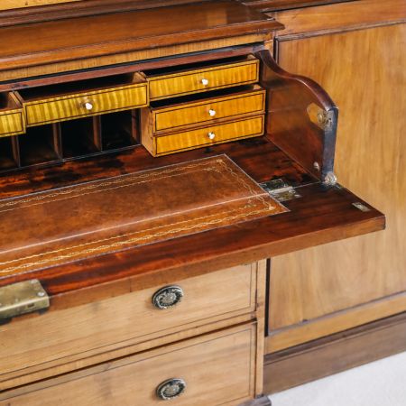 Viktorianischer Breakfront Bücherschrank