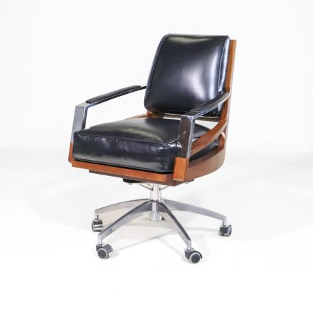 Bürostuhl Orleans Art Deco Drehstuhl Stahl