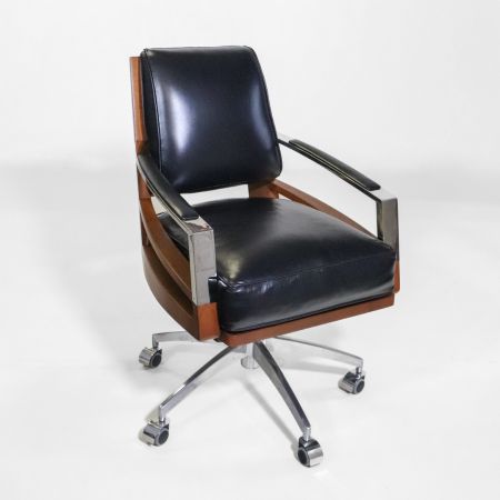 Bürostuhl Orleans Art Deco Drehstuhl Stahl