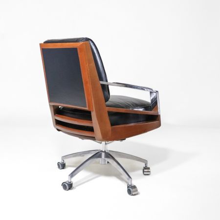 Bürostuhl Orleans Art Deco Drehstuhl Stahl