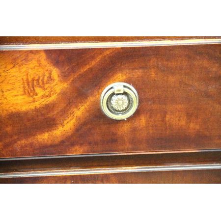 Mahagoni Aufsatzsekretär mit Regency Verglasung