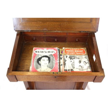 Davenport Schreibtisch Victorian original Massivholz