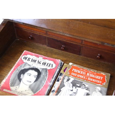 Davenport Schreibtisch Victorian original Massivholz