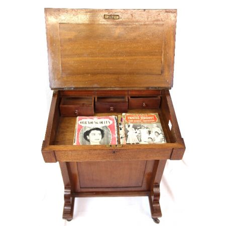 Davenport Schreibtisch Victorian original Massivholz