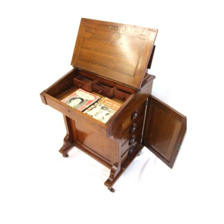 Davenport Schreibtisch Victorian original Massivholz