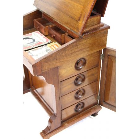 Davenport Schreibtisch Victorian original Massivholz