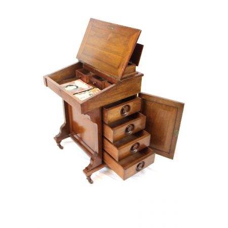 Davenport Schreibtisch Victorian original Massivholz