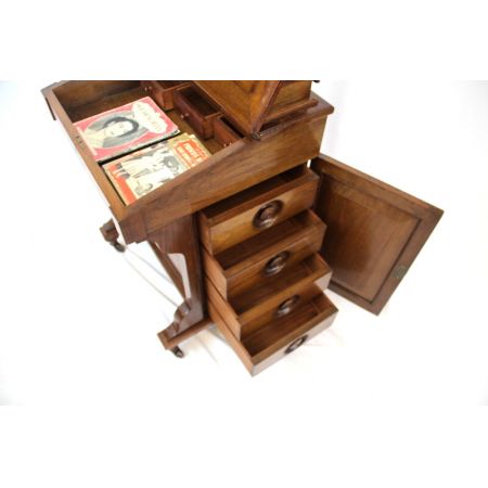 Davenport Schreibtisch Victorian original Massivholz