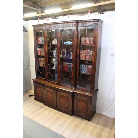 Breakfont Bookcase im Victorian Style Original 1860 aus England