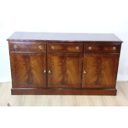 Sideboard Mahagoni England 3 Türen 3 Schubladen