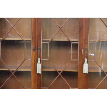 Elegante Regency Style Bookcase, Vitrine aus Eibenholz