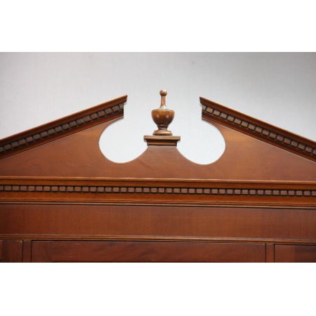 Elegante Regency Style Bookcase, Vitrine aus Eibenholz