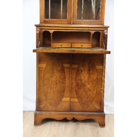 Aufsatzsekretär, Bureau Cabinet, Eibe, aus England
